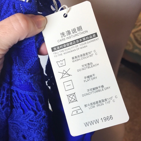 XJF•MC Lace Shirt Dress - Picture 7 of 7